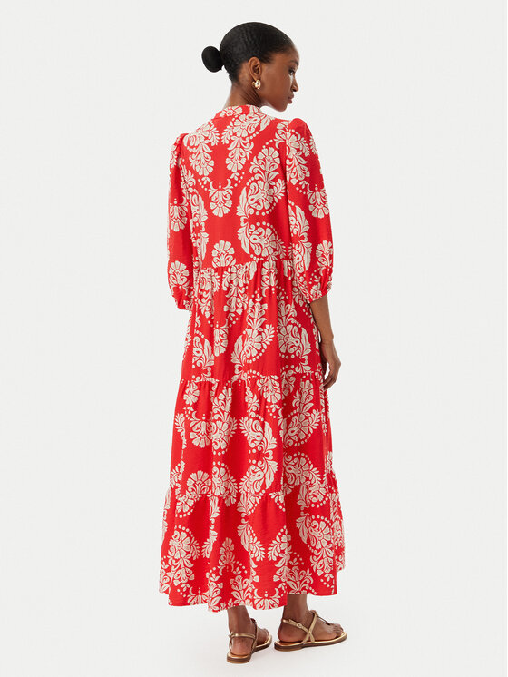 LOLA CASADEMUNT LOLA CASADEMUNT Sommerkleid LS2616138 Hellrot Regular Fit