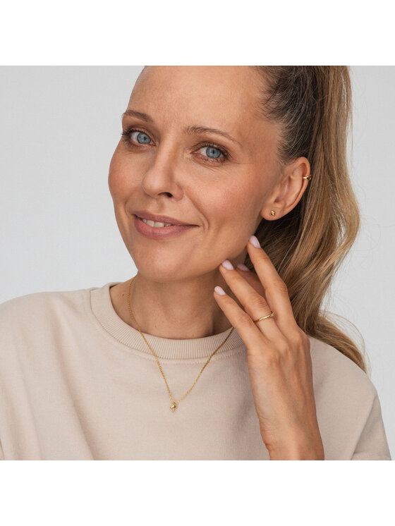 ANIA KRUK ANIA KRUK Kolczyki MMRKC1732Z Żółte złoto