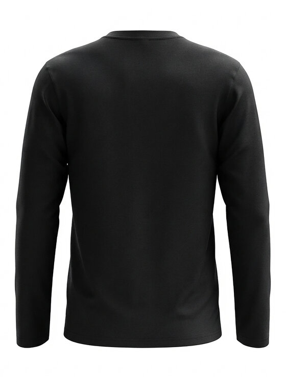 Ombre Ombre Longsleeve L180 Czarny Regular Fit