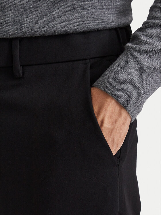 Tommy Hilfiger Tommy Hilfiger Stoffhose Harlem MW0MW44675 Schwarz Slim Fit