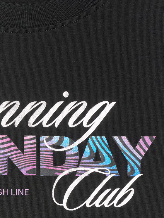 4F 4F T-Shirt AFTERLIGHT Czarny Regular Fit