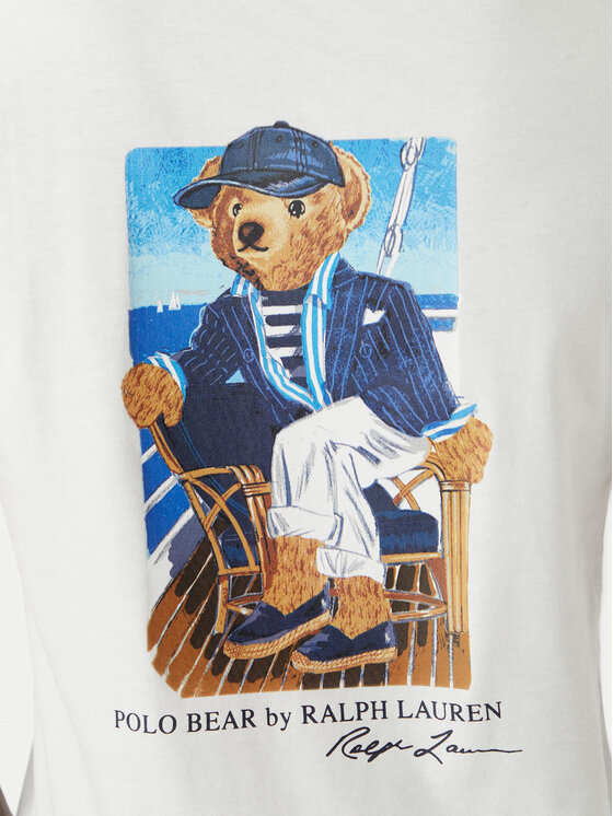 Polo Ralph Lauren Polo Ralph Lauren Tricou 710B21952001 Alb Regular Fit