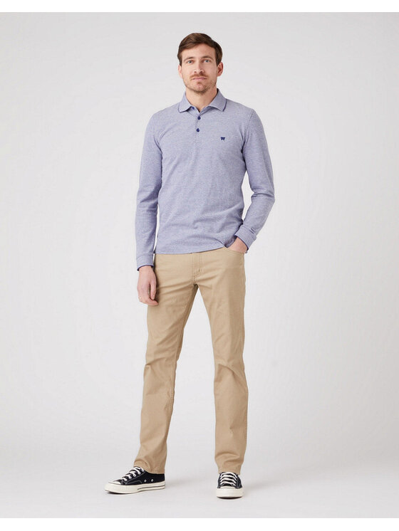 Wrangler Wrangler T-shirt REFINED POLO Blu Regular Fit