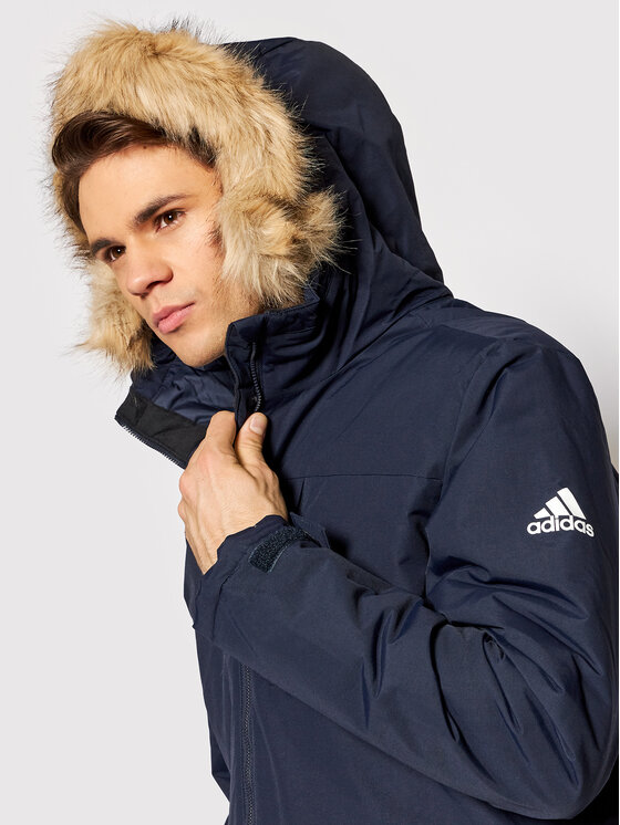 adidas adidas Parka Utilitas GT1701 Tmavomodrá Regular Fit
