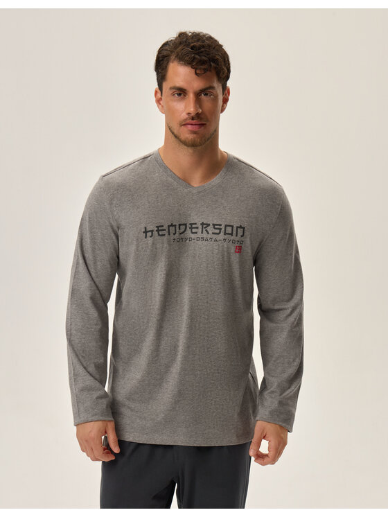 Henderson Henderson Pyžamo 41911 Šedá Regular Fit