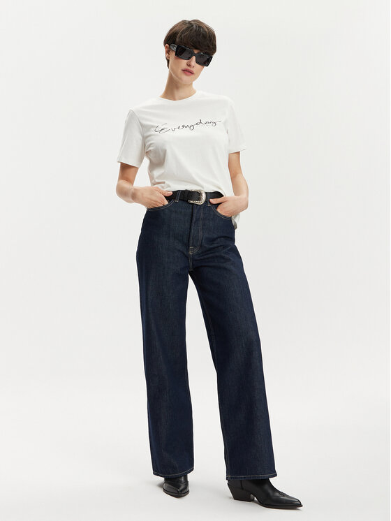 JDY JDY T-krekls Molly 15311675 Balts Regular Fit