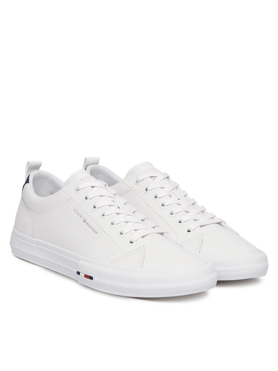 Tommy Hilfiger Tommy Hilfiger Sportcipők Harlem Street Lth FM0FM05708 Fehér