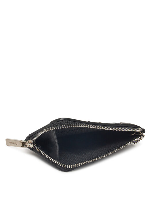 Calvin Klein Calvin Klein Kutija za ključeve Ck Woven Zip Around Cardholder K60K612954 Crna