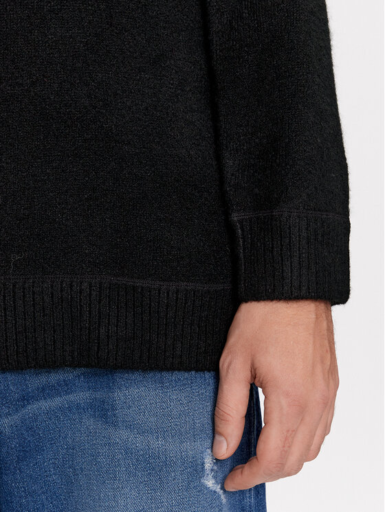 Tommy Jeans Tommy Jeans Pulover DM0DM17756 Negru Regular Fit