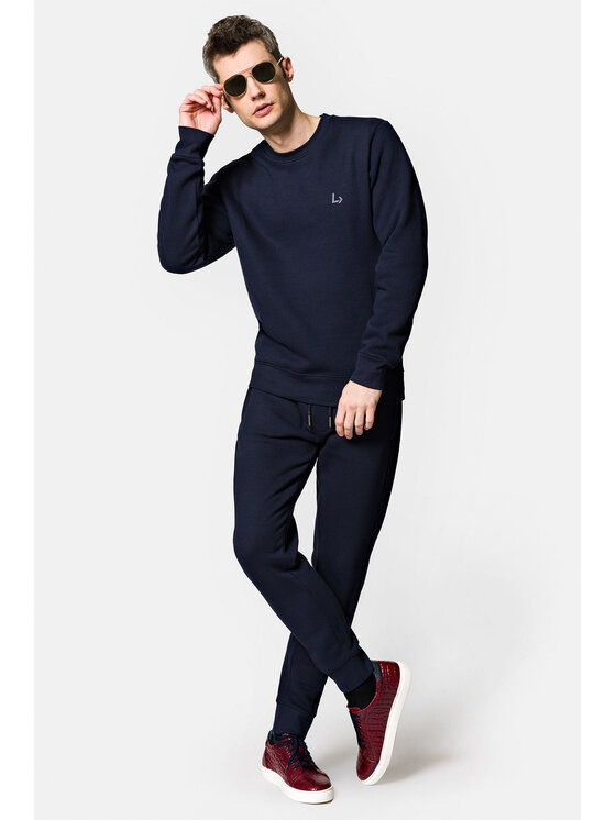 Lancerto Lancerto Spodnie dresowe Jared SP073222000009 Granatowy Regular Fit