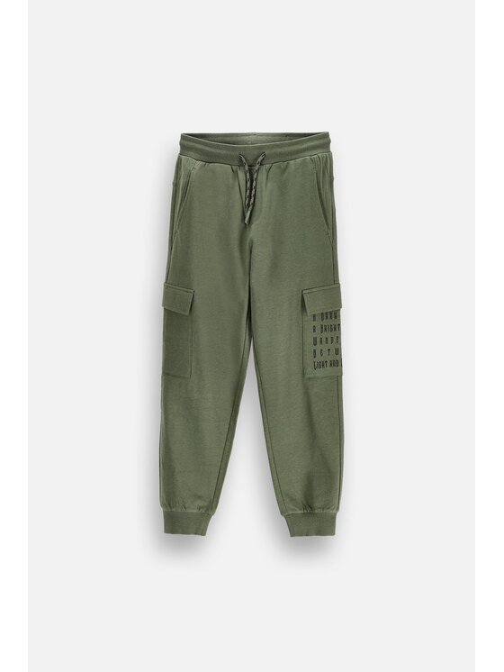 Coccodrillo Coccodrillo Teplákové kalhoty ZC6120101RBJ-027 Khaki Regular Fit