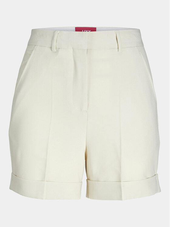 JJXX JJXX Auduma šorti Mary 12213192 Écru Regular Fit