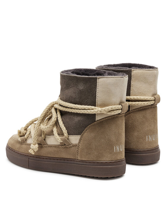 Inuikii Inuikii Schneeschuhe Patchwork 65202-076 Beige
