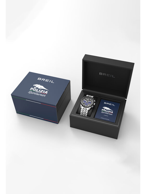 Breil Breil Zegarek POLIZIA DI STATO Czarny