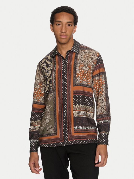 Baldessarini Košeľa 56007 3629 Hnedá Regular Fit