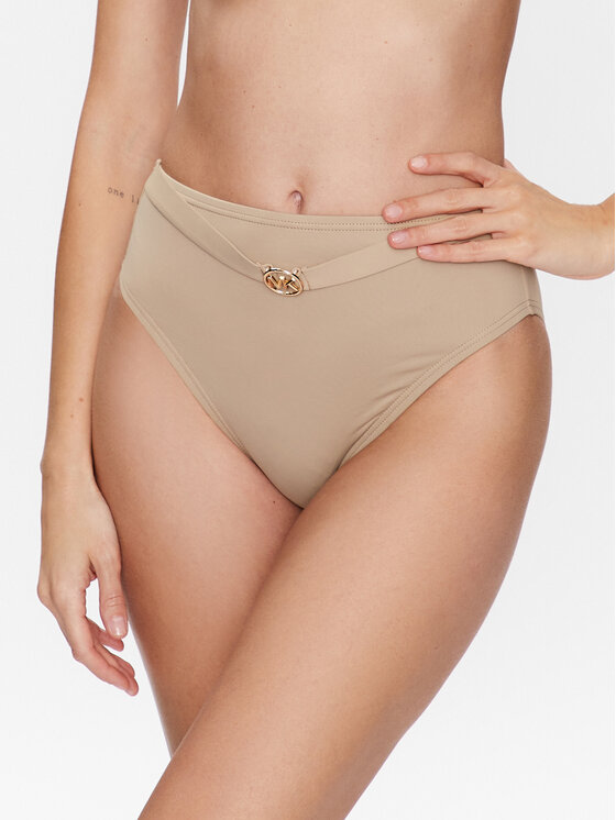 MICHAEL Michael Kors Bikini apakšdaļa Solids Belted MM2F586 Zaļš