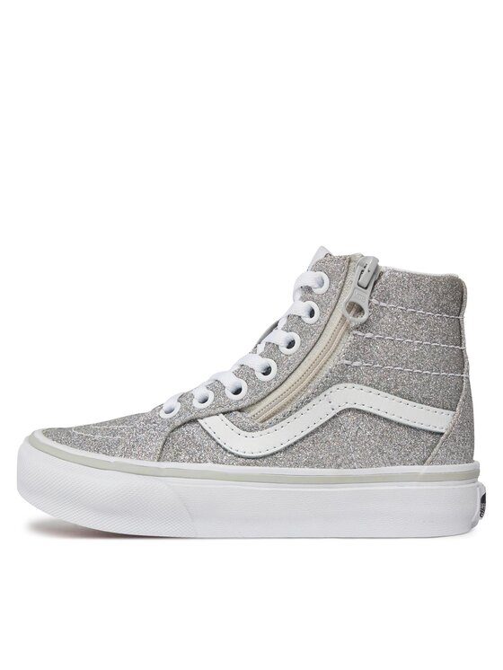 Vans sk8 best sale hi femme argent