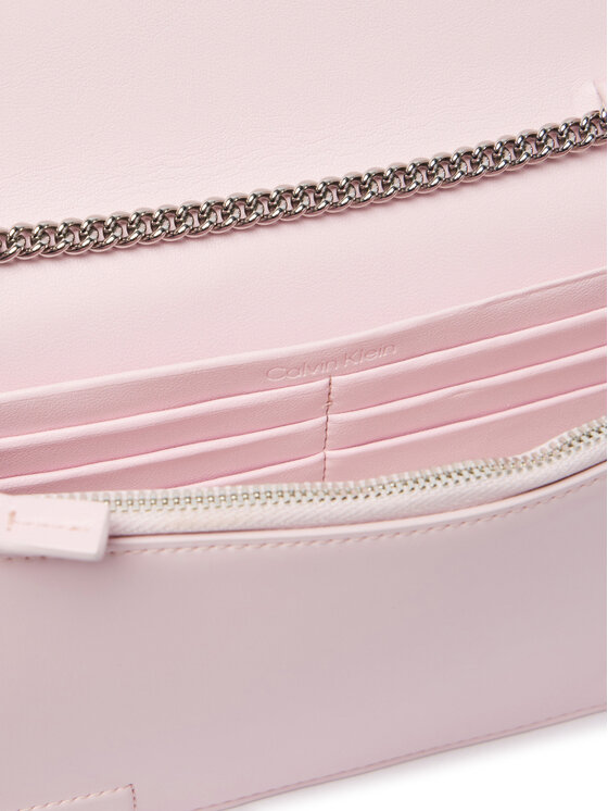 Calvin Klein Calvin Klein Дамска чанта Ck Wallet On Chain LV04F3319G Светлорозов