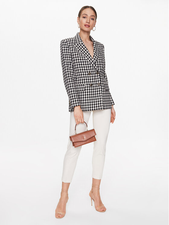 PINKO Pinko Текстилни панталони Perfetto 100152 A0HM Екрю Regular Fit