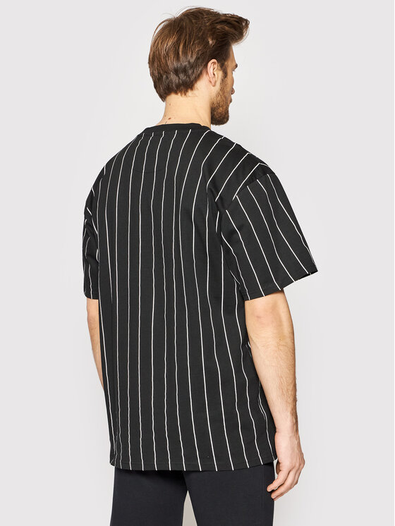 Karl Kani Karl Kani Tričko Signature Pinstripe 6030153 Čierna Regular Fit