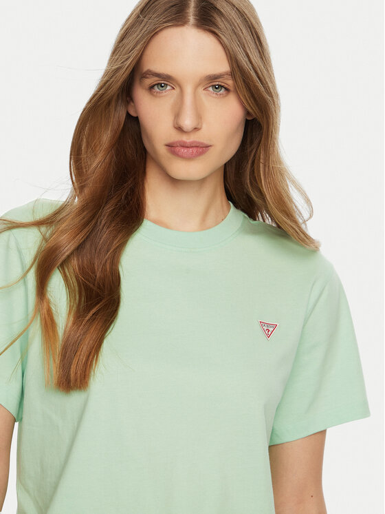 Guess Jeans Guess Jeans T-särk W4YI05 K8HM0 Roheline Regular Fit