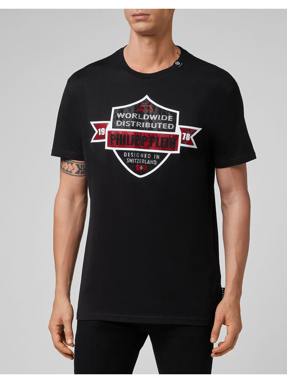 PHILIPP PLEIN PHILIPP PLEIN T-shirt 22945 Nero Regular Fit