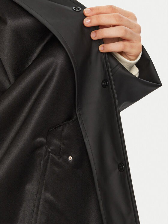 Hunter Hunter Μπουφάν αδιάβροχο HARU0003242 Μαύρο Regular Fit