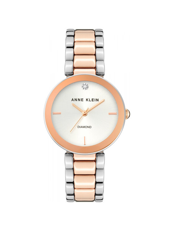 Anne Klein Anne Klein Zegarek AK-1363SVRT Różowe złoto
