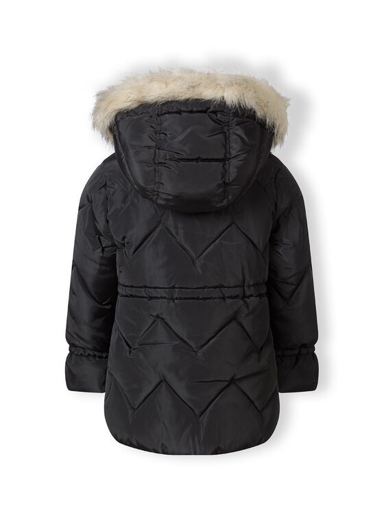 minoti minoti Kurtka zimowa 32COAT174 Czarny Longline Fit