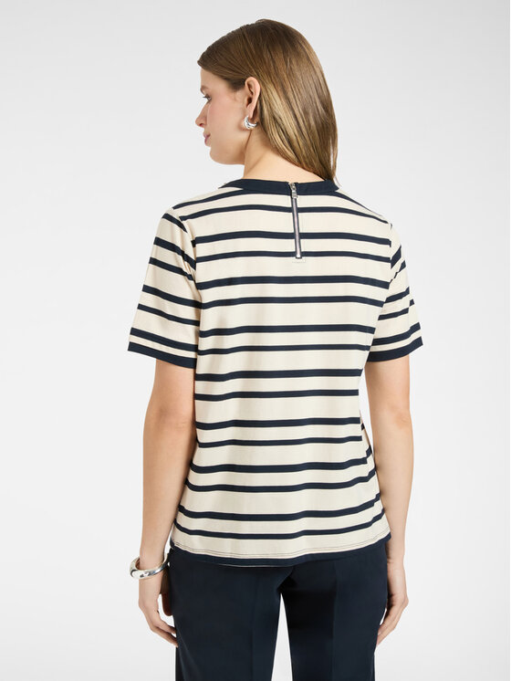 Elena Mirò Elena Mirò T-Shirt G349Z100637N001 Niebieski Regular Fit