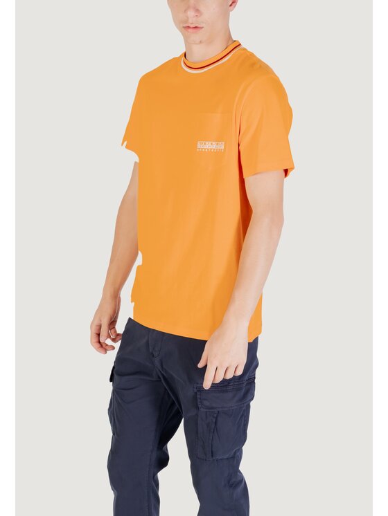 Napapijri Napapijri T-shirt S-MURLO SS Arancione Casual Fit