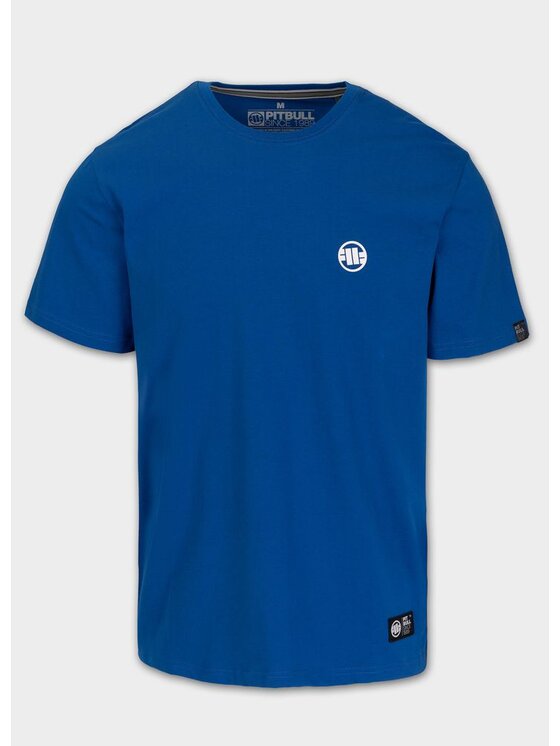 PITBULL PITBULL T-Shirt Koszulka Small Logo L Niebieski Regular Fit