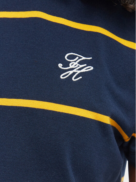 Tommy Hilfiger Tommy Hilfiger Tričko WW0WW48699 Tmavomodrá Regular Fit