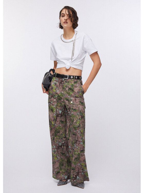 Liu Jo Liu Jo T-Shirt CA6167JS08811111 Biały Loose Fit