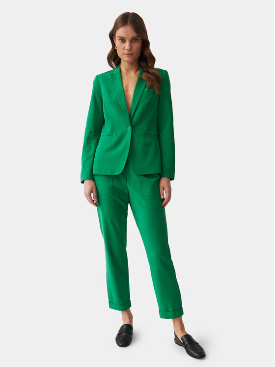 Tatuum Tatuum Pantaloni di tessuto Sudiki 1 T2405.143 Verde Regular Fit