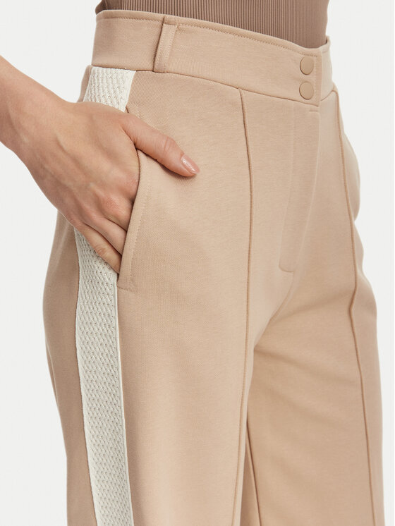 Guess Guess Pantaloni din material V6YB26 K5139 Bej Relaxed Fit