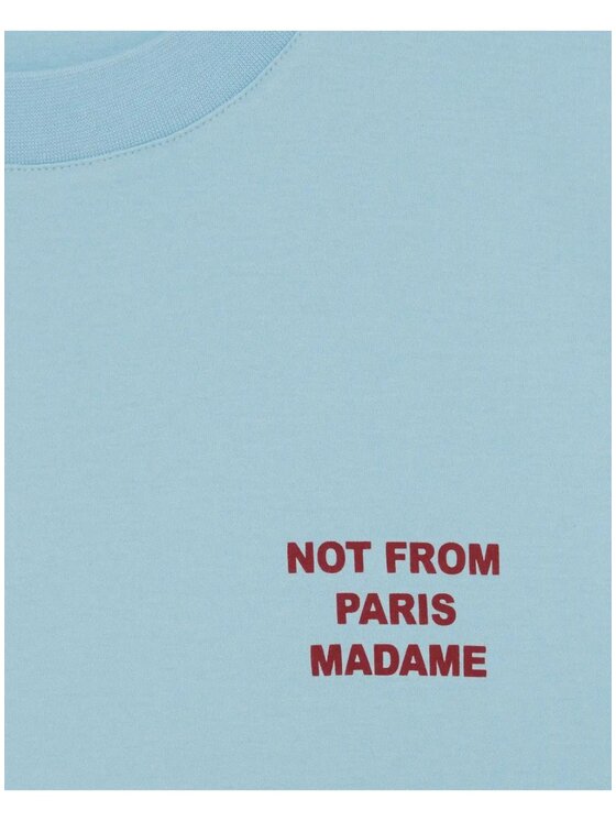 Drole de Monsieur Drole de Monsieur T-shirt g-ts203-co002-lbe Blu Regular Fit