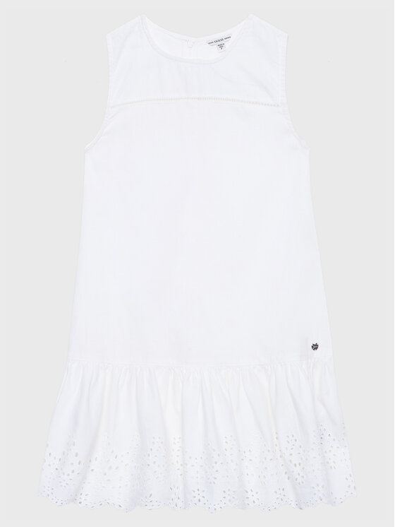 Guess Guess Sommerkleid J3GK10 WCVM0 Weiß Regular Fit