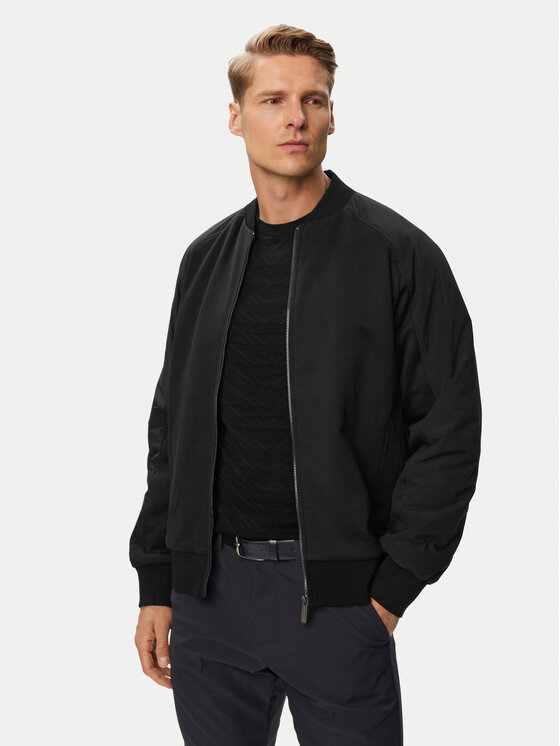 BOSS Geacă bomber C-Skiles 180_AM 50565023 Negru Regular Fit