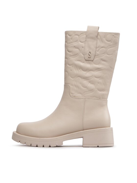 Simple Simple Botki SL-26-02-000036 Beżowy