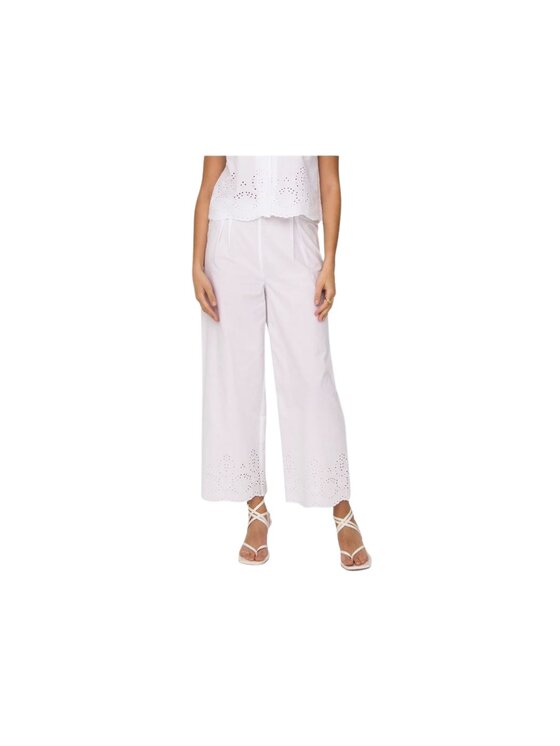 ONLY ONLY Pantaloni da donna Pantalone onlroxane hw long culotte Bianco Regular Fit