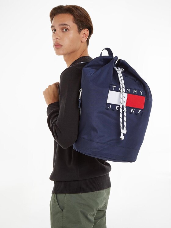 Tommy Jeans Tommy Jeans Nahrbtnik Tjm, Heritage Slingbag AM0AM11749 Mornarsko modra