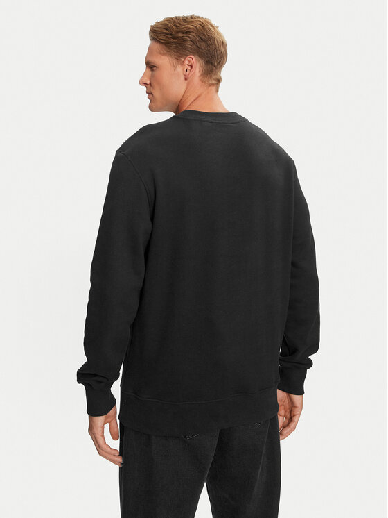 Calvin Klein Jeans Calvin Klein Jeans Μπλούζα Chenille J30J326144 Μαύρο Regular Fit