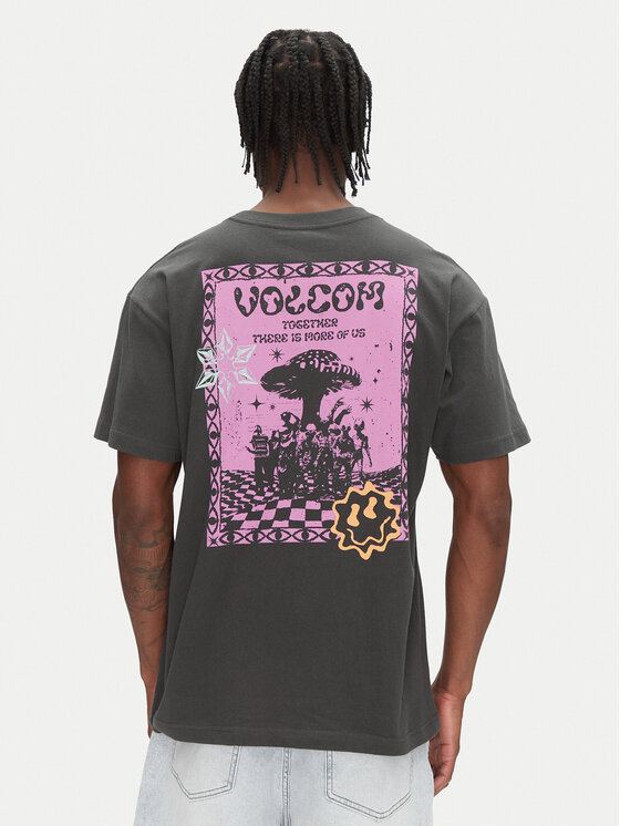 Volcom Volcom T-Shirt Filip Rygalski A4312506 Šedá Loose Fit