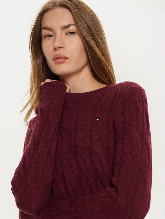 Tommy Hilfiger Tommy Hilfiger Megztinis WW0WW43586 Vyšninė Regular Fit
