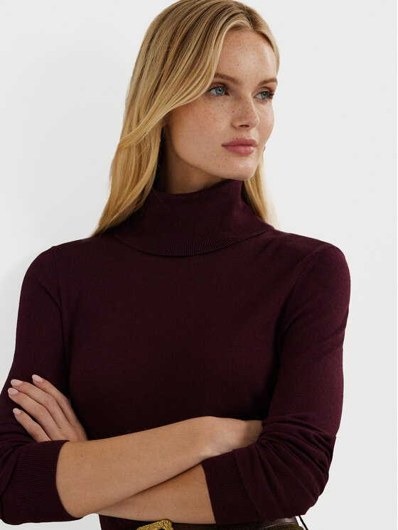 LAUREN RALPH LAUREN LAUREN RALPH LAUREN Rollkragenpullover 200940470007 Dunkelrot Slim Fit