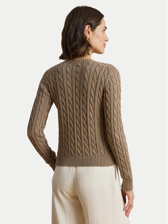 LAUREN RALPH LAUREN LAUREN RALPH LAUREN Kardigán 200932225012 Hnedá Slim Fit