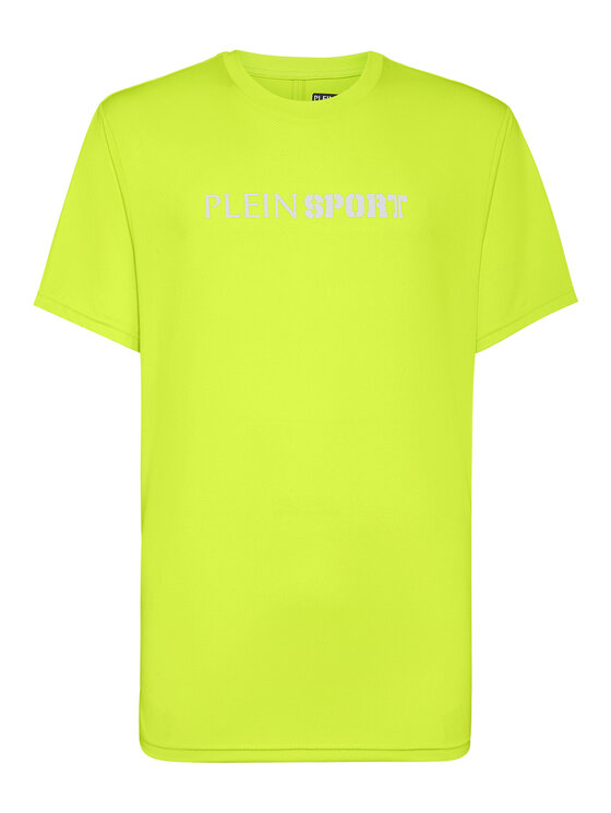 Plein Sport Plein Sport T-Shirt 22969 Żółty Regular Fit