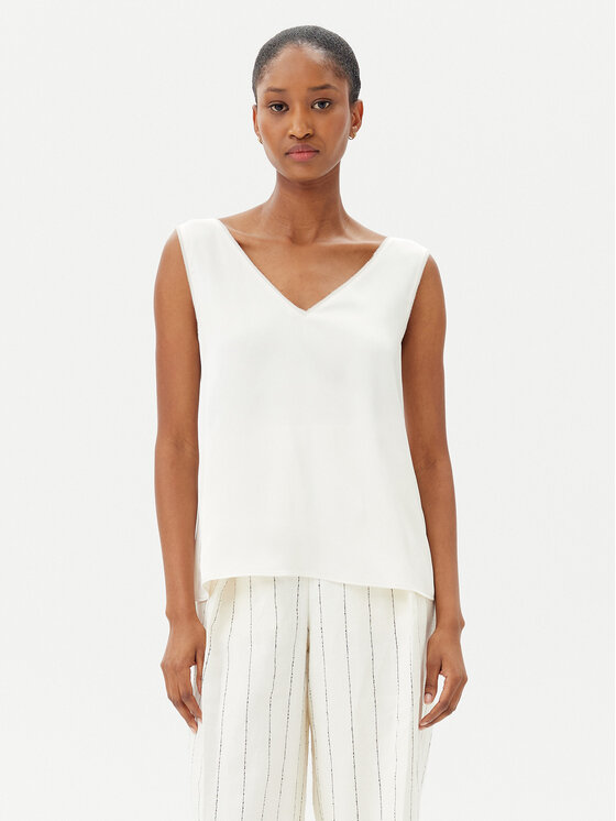 Marella Marella Blusa Lien 2515161092 Bianco Regular Fit