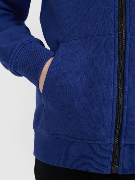 4F 4F Mikina 4FJWSS25TSWSM1714-36S Modrá Regular Fit
